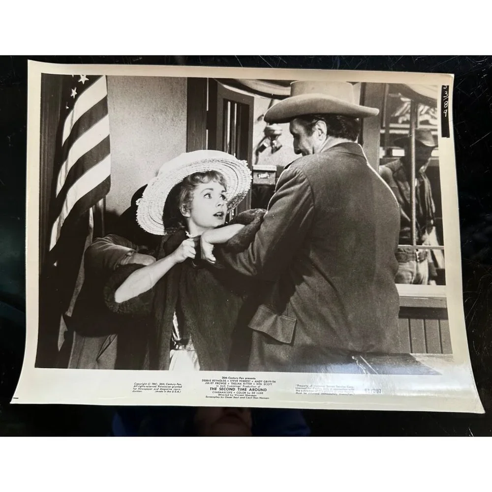 Vintage Debbie Reynolds The Second Time Around 1961 ‘Fighting Crooks’ Movie Stil - Picture 2 of 15